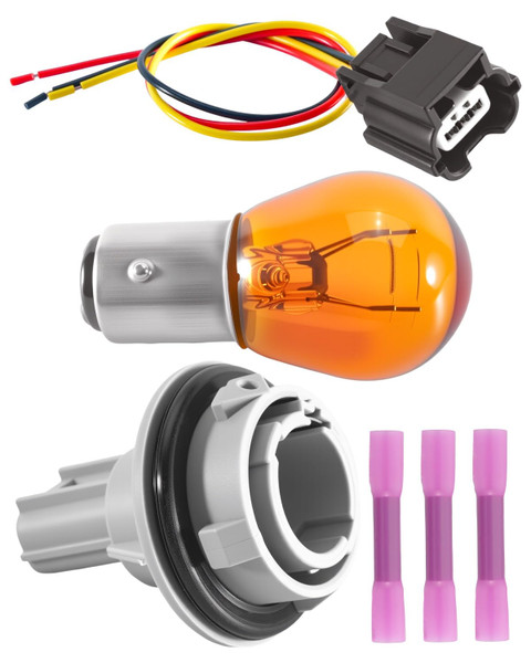 Front Turn Signal Bulb Socket Wiring Harness Fit for Honda Accord CR-V