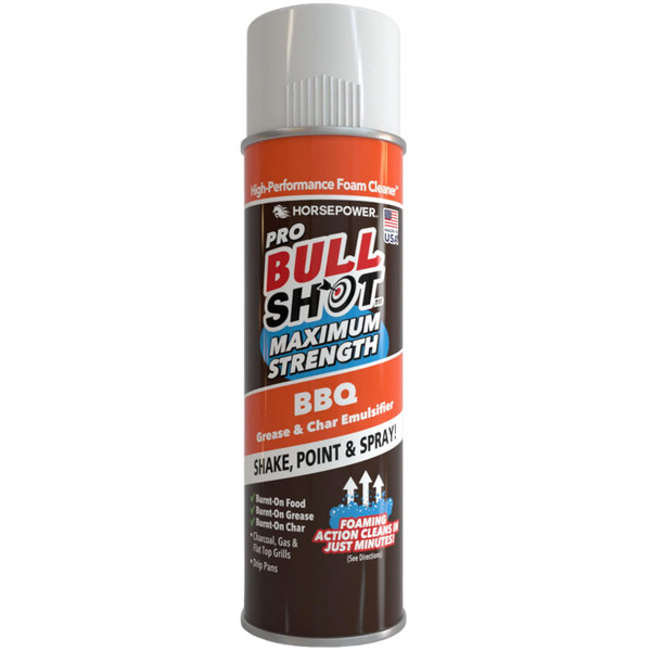 Bull Shot BBQ Pro MAX Super-Concentrated Foaming Grill Cleaner