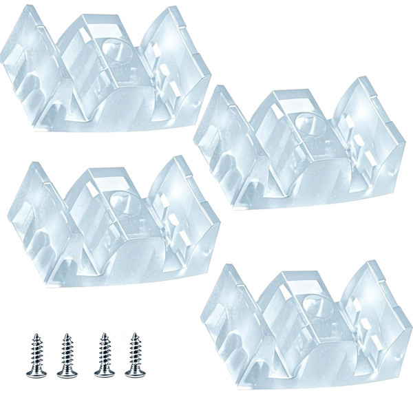 4-Pack Silicone Shower Door Bumpers