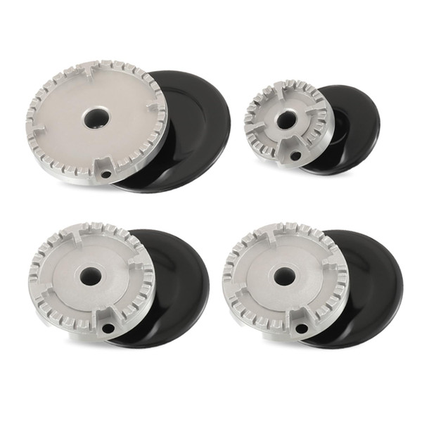 HUAREW Gas Stove Burner Caps Set for Most Gas Stove Burners