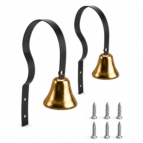 Potty Training Bells for Dogs, Fixed Metal, Clear Chime Communication Tool