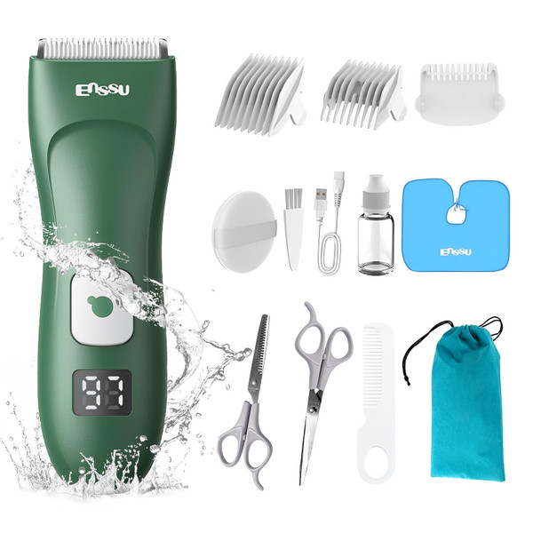 Bufccy Baby Hair Clippers IPX7 Waterproof for Autism & Children & Adults