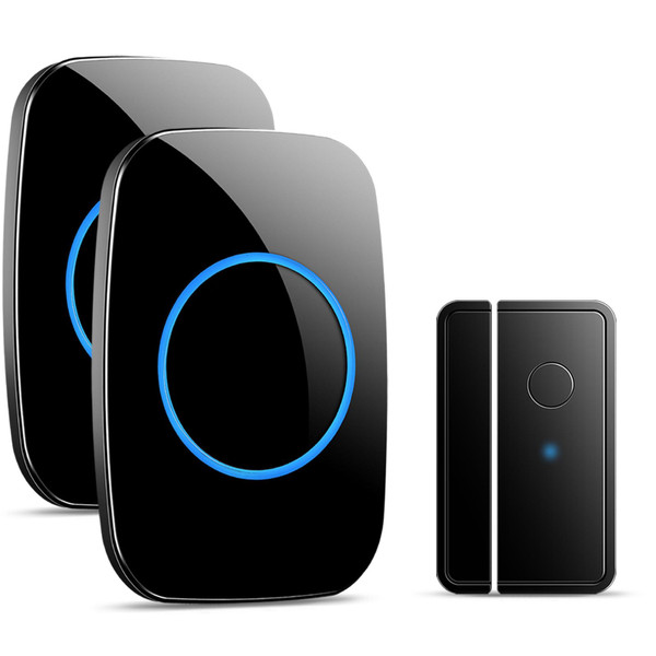 FullHouse Door Chime When Door Opens, Wireless Door Sensor Entry Alarm