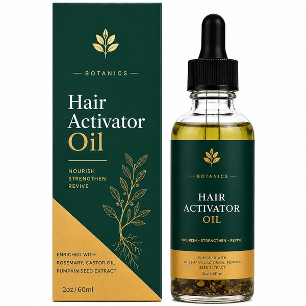 UYOUSC Organics Hair Activator Oil, with Rosemary Oil
