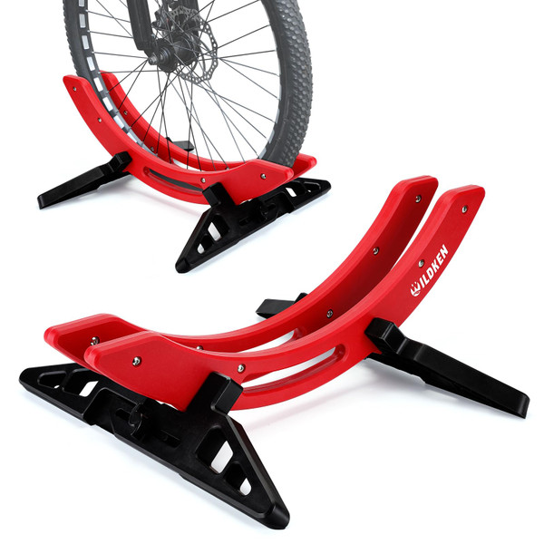 WILDKEN Bike Stand Floor for Home/Garage Adjustable Single Bicycle Stand