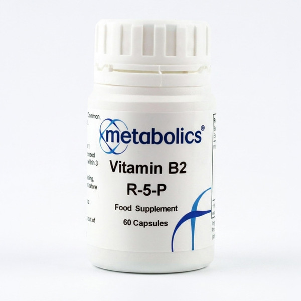 Vitamin B2 (Riboflavin-5-Phosphate) 60 Capsules, High Strength Vegan