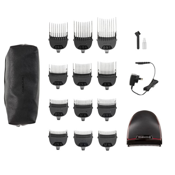 Remington QuickCut Pro Hair Clippers, 70-Minute Use, 12 Combs, HC4300