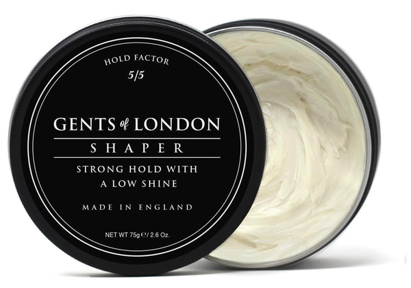 Hair Wax Shaper For Men By Gents of London, Strong Hold, Matt Finish, Reworkable 75g