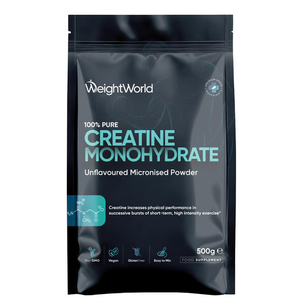 Creatine Monohydrate Powder 500g - 165 Servings - 5+ Months Supply