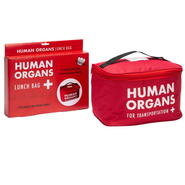 Diabolical DP1293 Human Organs Insulated Lunch Bag for Men - Secret Santa Gifts for Men, Funny Office Gifts, Packed Lunch Bag, Secret Santa Gifts for Work Colleagues, Office Accessories for Him