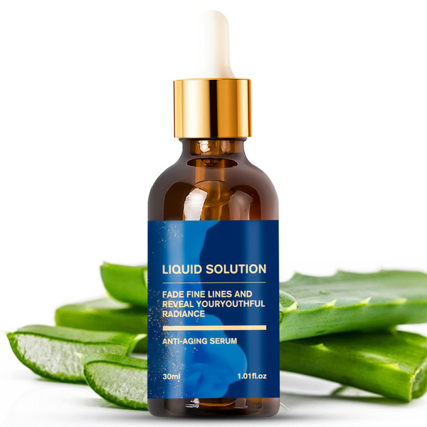 Olavitas Liquid Solution, Anti Wrinkle Serum - Wrinkle Filler Serum, Anti Aging Serum For Face, Hydrating Serum, Face Serum For Women Mature Skin - Reduces & Prevents Wrinkles, Firmness & Radiance
