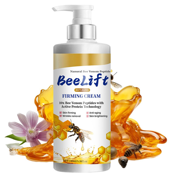 Bee Lift Anti Aging Firming Body Cream, Bee Venom Wrinkle Removal Cream, Collagen Firming Body Lotion, Neck FirmingCream For Loose Skin, Skin Tightening CreamBody, Restore Elasticity, Hydration