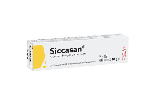 Siccasan Intensive Dry Eye Gel with Carbomer and Dexpanthenol | Corneal Gel & Eye Lubricant | Relief Against Dry, Irritated and Sore Eyes | Night Time Use for Dry Eyes