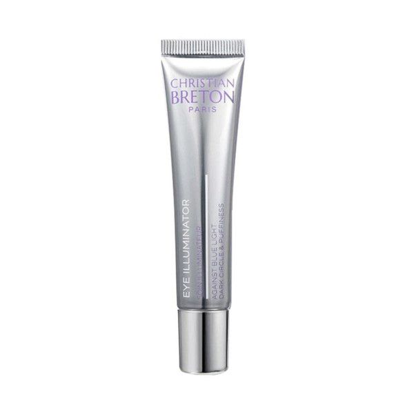 Christian Breton Eye Illuminator - Hydrating Under Eye Cream for Tired, Dull Eyes - Squalane & Botanical Extracts - Ophthalmologist-Tested, Made in France - 15 ml / 0.45 oz