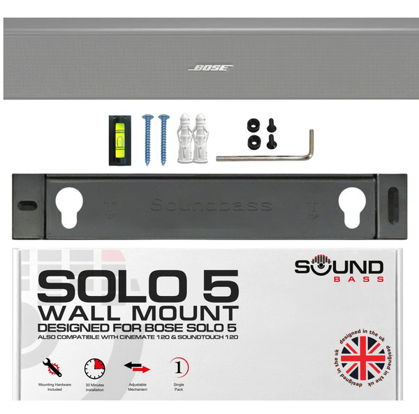 Sound Bass Solo 5 Wall Mount Bracket for Bose Solo5 Soundbar