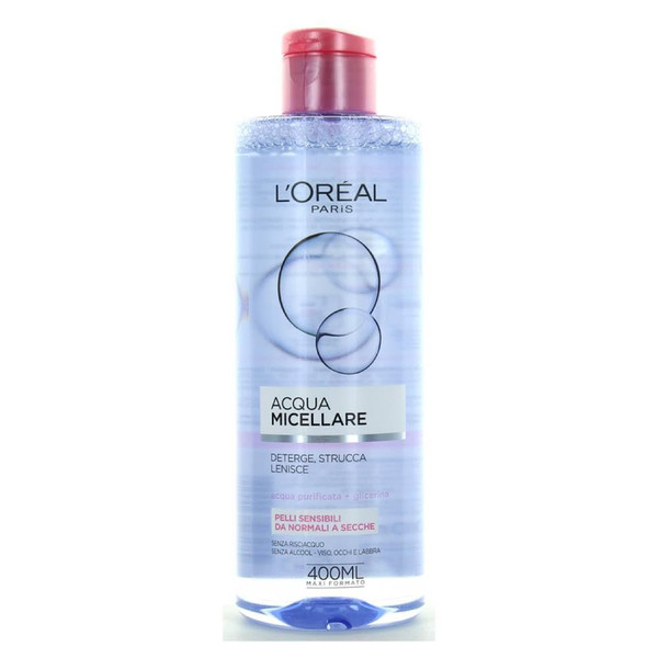 L'Oreal Paris Micellar Water Makeup Remover for Normal to Dry Skin 400 ml