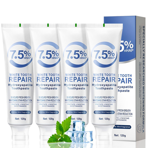 3 Pack Hydroxyapatite Toothpaste-120g