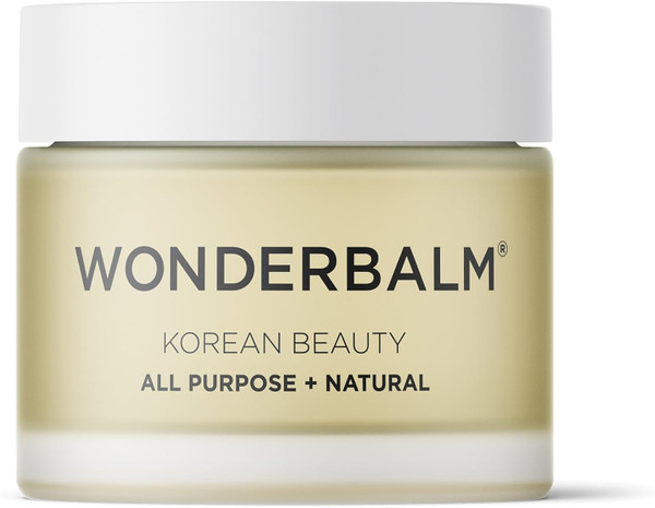 WONDERBALM Multi-Use Balm All Purpose Skin Cream Moisturiser For Hair Cuticles Lips & Body Hydrating Fast Absorbing Non Greasy Olive Oil Shea Butter Vegan Natural Ingredients 50ml