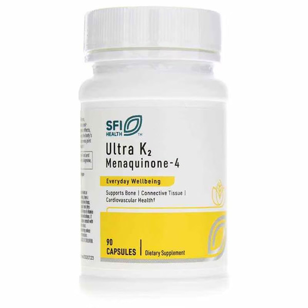 Klaire Labs SFI Health Ultra Vitamin K2 Menaquinone 4, 90 Capsules