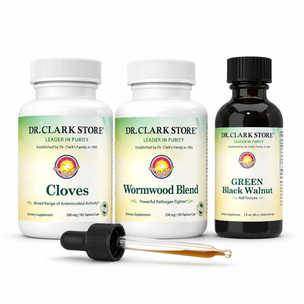 Dr Clark Store Intestine Support & Cleanse Kit, Supports Intestinal Health