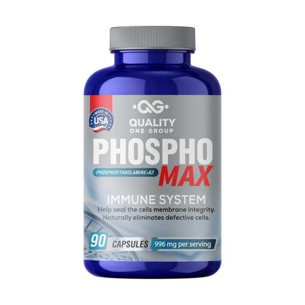 Phosphomax Fosfoetanolamina Capsules - Natural Formula 26 Years of Research