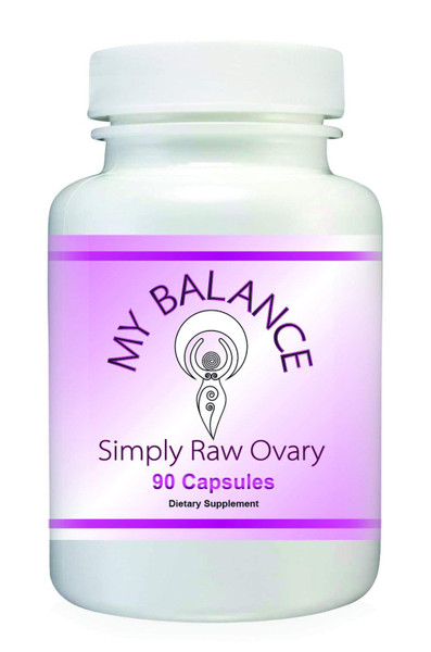 Simply Raw Ovary Glandular for Women's Health. Raw Bovine Ovarian Glandular 90 Capsules for Hormonal Support.