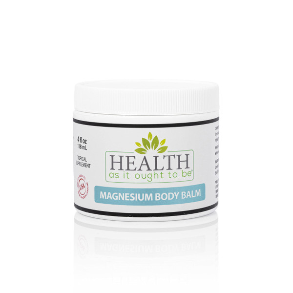 Magnesium Body Balm | Magnesium & Arnica | 4 oz | Health As It Ought To Be