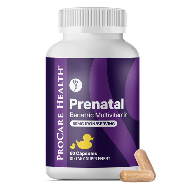 Prenatal Bariatric Multivitamin with Iron | Capsule | 60ct