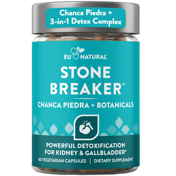 Eu Natural Chanca Piedra Stone Breaker, 60 Vegetarian Capsules