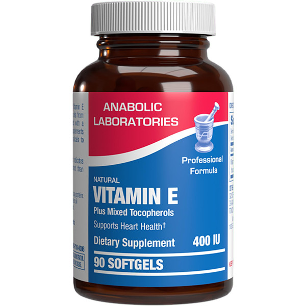 Vitamin E 400 IU Softgels - Clinical Formula Natural Vitamin E Supplement Complex with d-Alpha Tocopherol & Mixed Tocopherols for Hair Skin & Nails Plus Antioxidant Immune Support - 90 Servings