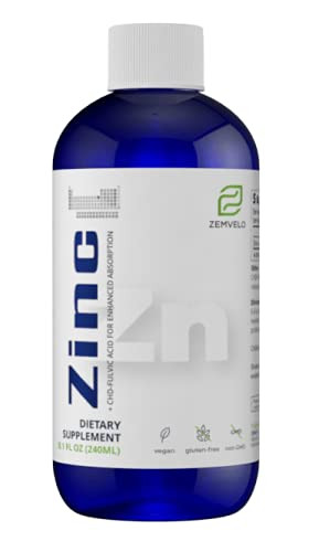 Liquid Ionic Zinc Supplement for Immune Health, Energy & Skin Support