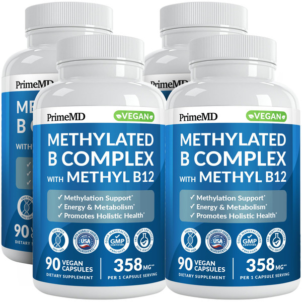 PrimeMD Methylated B Complex, Methylfolate & B12 Methylcobalamin, 90ct