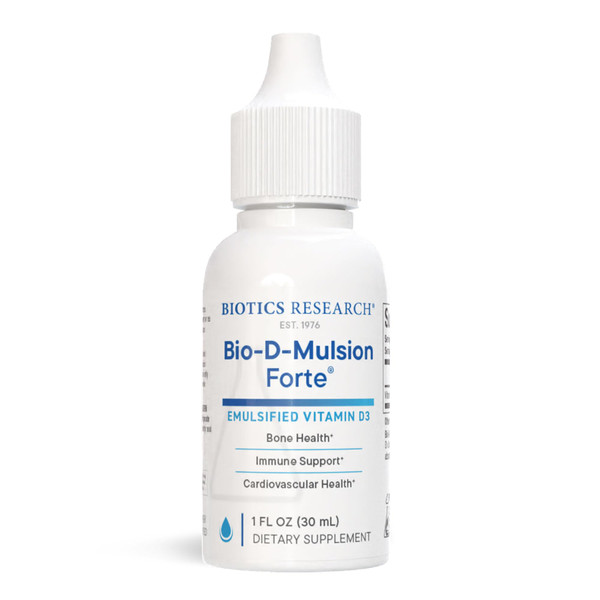 BIOTICS RESEARCH Bio-D-Mulsion Forte Liquid Vitamin D3 Drops 4000 IU-1fl Oz