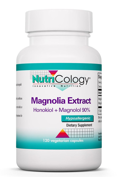 NutriCology Magnolia Extract, Relaxation Support, 120 Count
