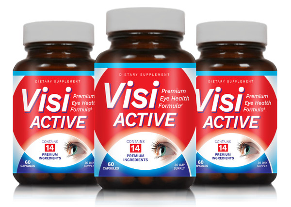 VisiActive Vision Support Supplement - 3 Pack