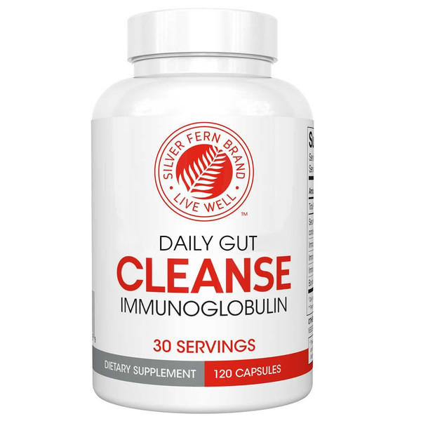 Silver Fern Cleanse - Daily Gut - 1 Bottle - 120 Capsules - 30 Day Supply