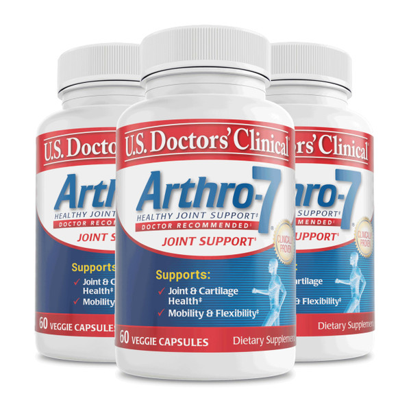 U.S. Doctors' Clinical Arthro-7 Joint Support Supplement - 180 Capsules