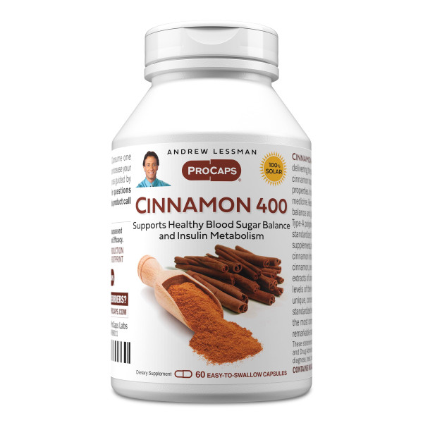 ANDREW LESSMAN ProCaps Cinnamon 400 mg 60 Capsules