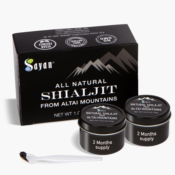 Shilajit Resin 30 g for Men and Women, Natural Fulvic Acid, 4 Month Supply