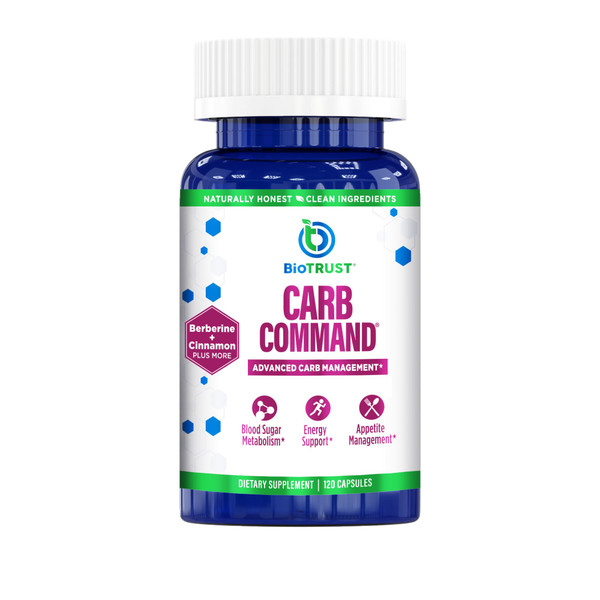 BioTrust Carb Command Supplement - Keto & Low Carb Support, 120 Capsules