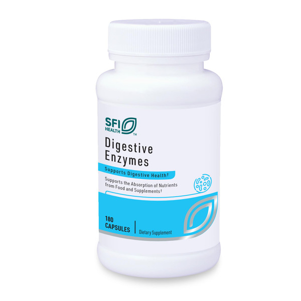 Klaire Labs SFI Health Digestive Enzymes, 180 Capsules