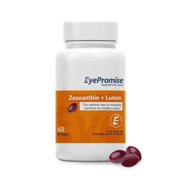 EyePromise Zeaxanthin + Lutein Eye Health Supplements, 60 Softgels
