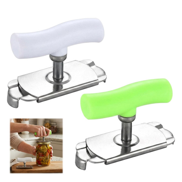 2 Pack Jar Opener for Weak Hands UK – Tin Openers for Arthritis Hand & Bottle Openers for Arthritic Hands, Adjustable Stainless Steel