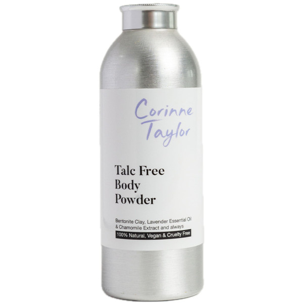 Corinne Taylor Talc Free Body Powder 85g – Natural Dusting Powder & Talcum Powder Alternative – Lavender & Chamomile for Chafing, Heat, Sweat & Sensitive Skin