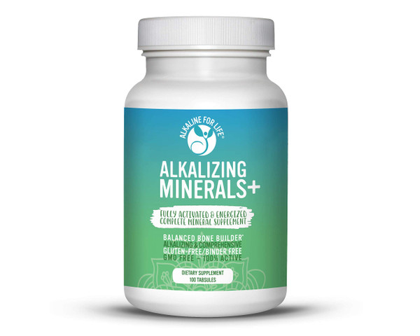 Alkaline for Life Alkalizing Minerals+ pH Multimineral, 100 Tabsules