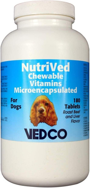 Vedco NutriVed Chewable Vitamins for Dogs 180 Tablets