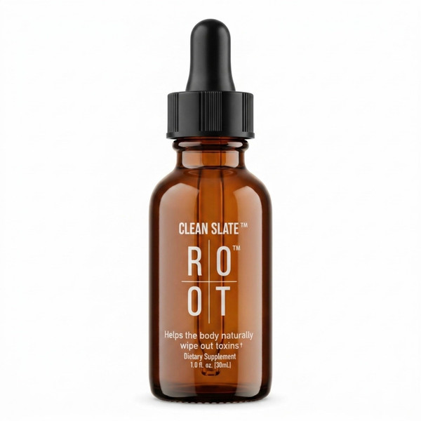 Root Clean Slate by Dr. Rahm – Advanced Detox Drops with Bioavailable Silicic Acid & Vitamin C – Natural Cellular Cleanse & Wellness Support Supplement – 30ml Liquid Formula