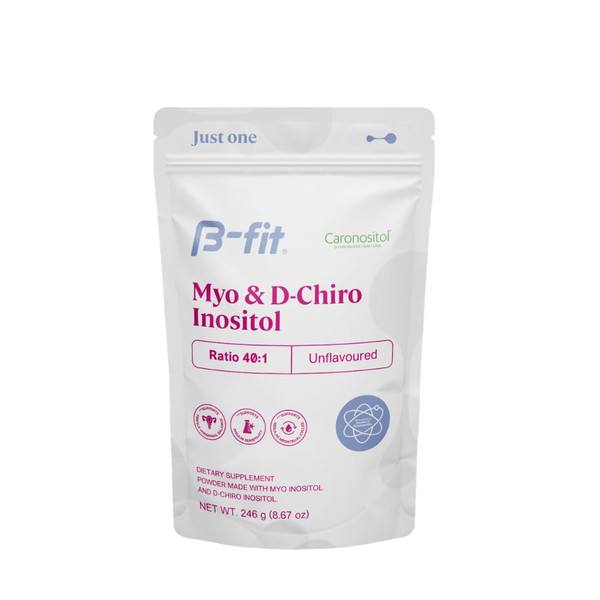 B-fit Inositol Supplement for Women, Myo & D-Chiro 40:1, 60 Servings 2 Mo