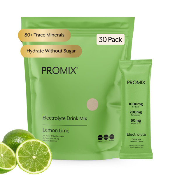 ProMix Nutrition Hydration Powder Packets, Lemon Lime - 30 Count