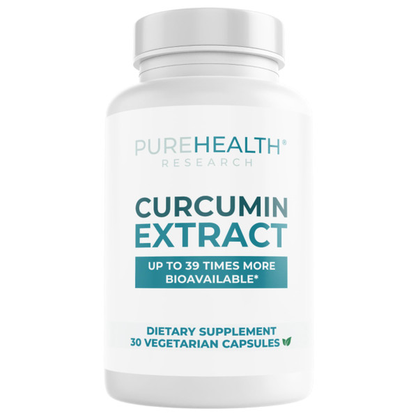 PUREHEALTH RESEARCH Curcumin Extract - High Absorption Turmeric Supplement